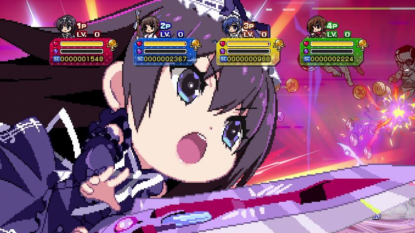 Phantom Breaker: Battle Grounds Ultimate เกมแอ็กชั่น 2D กราฟิกอนิเมะจิบิตะมุตะมิ 4 Phantom Breaker: Battle Grounds Ultimate