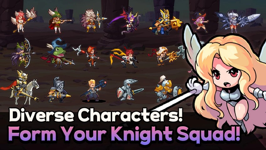 Rush! Knights : Idle RPG เกมมือถือแนว RPG เล่นอัตโนมัติสบาย ๆ 5 Rush! Knights : Idle RPG Launches
