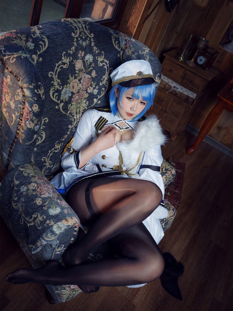 คอสเพลย์ Chapayev จาก Azur Lane ในท่าโพสสุดแซ่บ 2 Chapayev Azur Lane Cosplay by Makachan