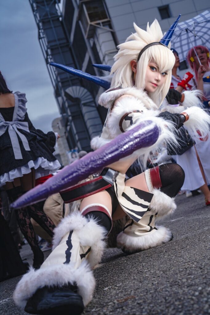 คอสเพลย์ฮันเตอร์จาก Monster Hunter ในชุดกิเลน 4 Hunter Monster Hunter Cosplay by Mamichi
