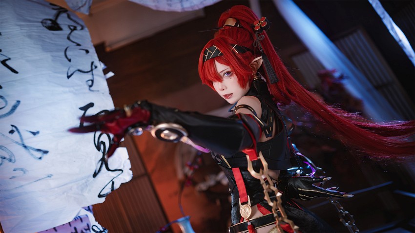 สาวแดนมังกรแปลงโฉมเป็น Yinlin จาก Wuthering Waves ได้เท่แซ่บ! 4 Yinlin Wuthering Waves Cosplay by Hazelnut