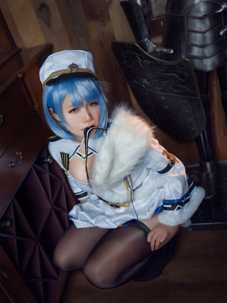 คอสเพลย์ Chapayev จาก Azur Lane ในท่าโพสสุดแซ่บ 5 Chapayev Azur Lane Cosplay by Makachan