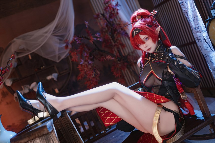 สาวแดนมังกรแปลงโฉมเป็น Yinlin จาก Wuthering Waves ได้เท่แซ่บ! 6 Yinlin Wuthering Waves Cosplay by Hazelnut