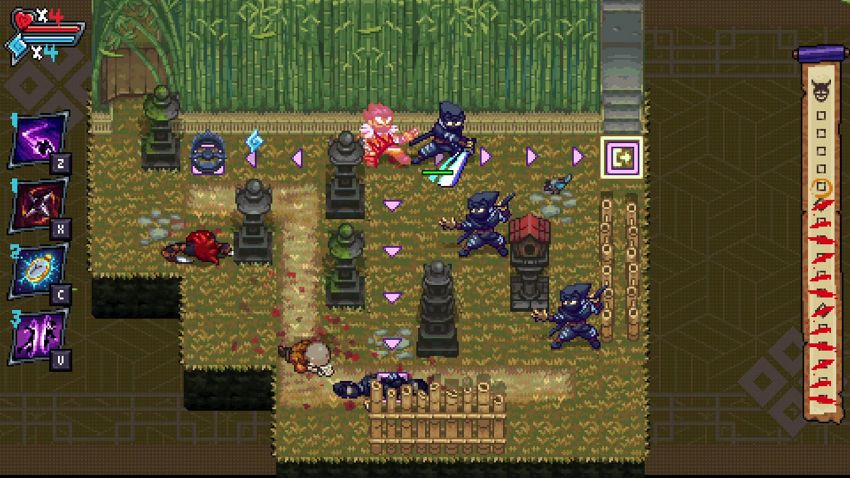 Arashi Gaiden เกม Turn-Based Action กราฟิกพิกเซล 5 Arashi Gaiden Announced For PC