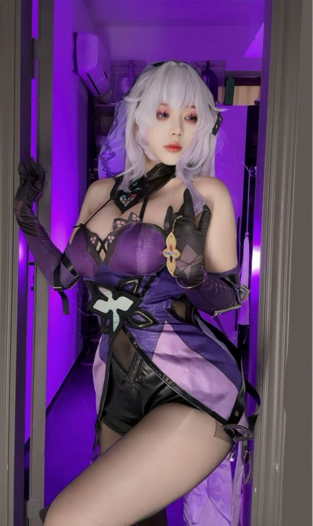 คอสเพลย์ Black Swan จาก Honkai: Star Rail ที่มาแบบแน่น ๆ โดนใจ 2 Black Swan Honkai: Star Rail Cosplay by jiuyan6