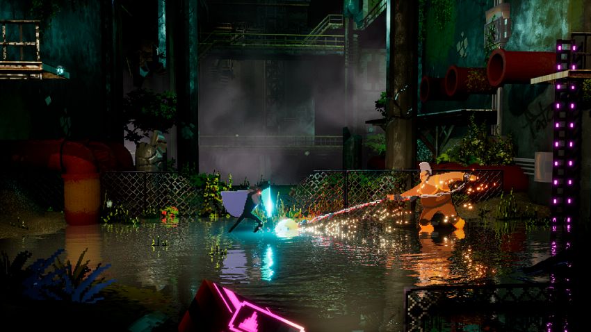 Sky Dust เกม Metroidvania ในธีม Cyberpunk 4 Sky Dust Announced