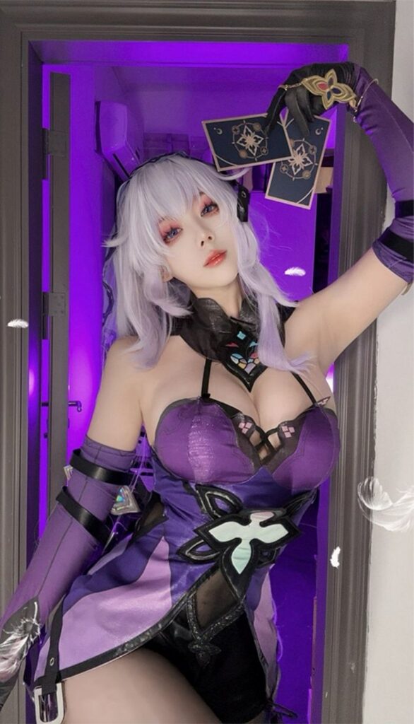 คอสเพลย์ Black Swan จาก Honkai: Star Rail ที่มาแบบแน่น ๆ โดนใจ 6 Black Swan Honkai: Star Rail Cosplay by jiuyan6