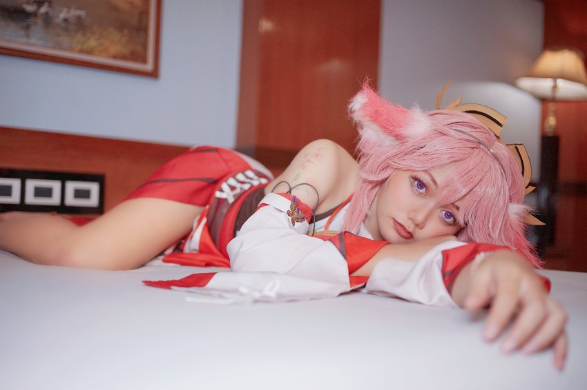 Yae Genshin Impact Cosplay by Yuukii