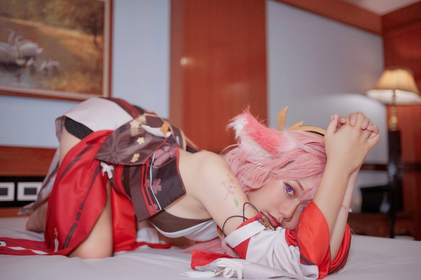 Yae Genshin Impact Cosplay by Yuukii