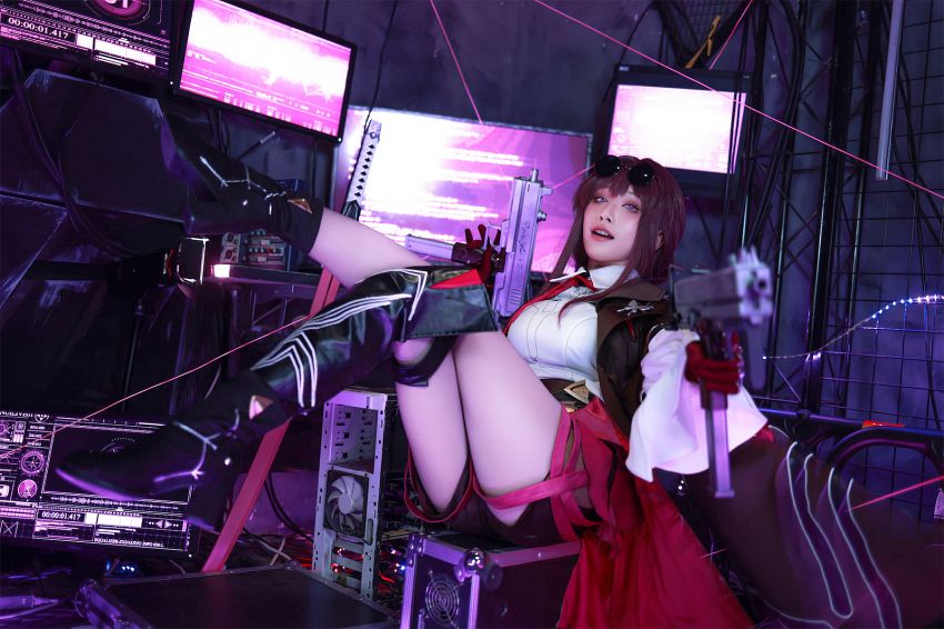 เจ๊ Aqua แปลงโฉมเป็น Kafka จาก Honkai: Star Rail 4 Kafka Honkai: Star Rail Cosplay by Aqua
