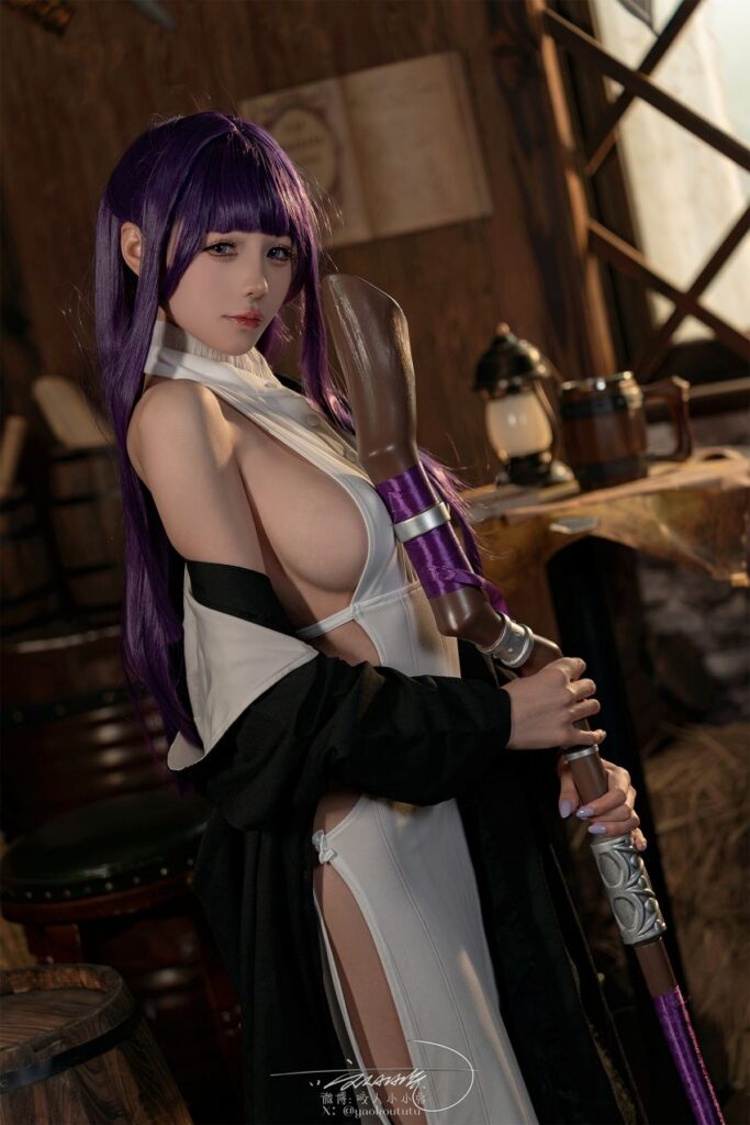 คอสเพลย์ Fern จาก Frieren: Beyond Journey's End ที่จะทำให้คุณใจสั่น 6 Fern Frieren Beyond Journey's End Cosplay by 8kcosplay
