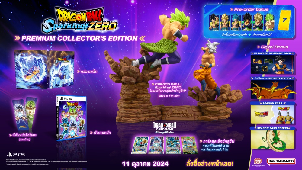 DRAGON BALL: Sparking! ZERO วางจำหน่ายวันศุกร์ที่ 11 ตุลาคม 2024!