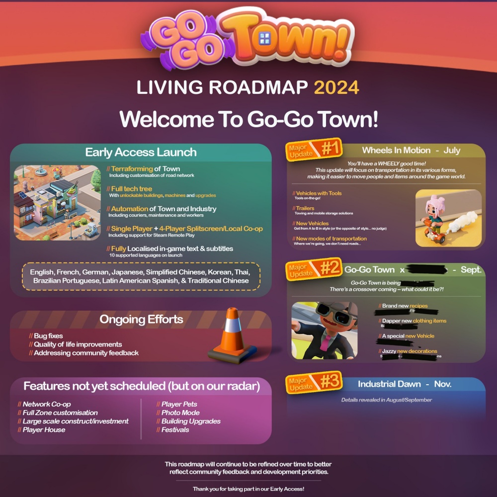 สร้างเมืองในฝันของคุณใน GO-GO TOWN! เปิดให้เล่นในวันที่ 18 มิถุนายน