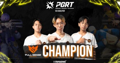 PARAVOX รุกหนัก! หลัง FULL SENSE คว้าแชมป์ 'PGRT' รับตั๋วตัวแทน SEA บินลัดฟ้าร่วมรอบออฟไลน์ที่ญี่ปุ่น