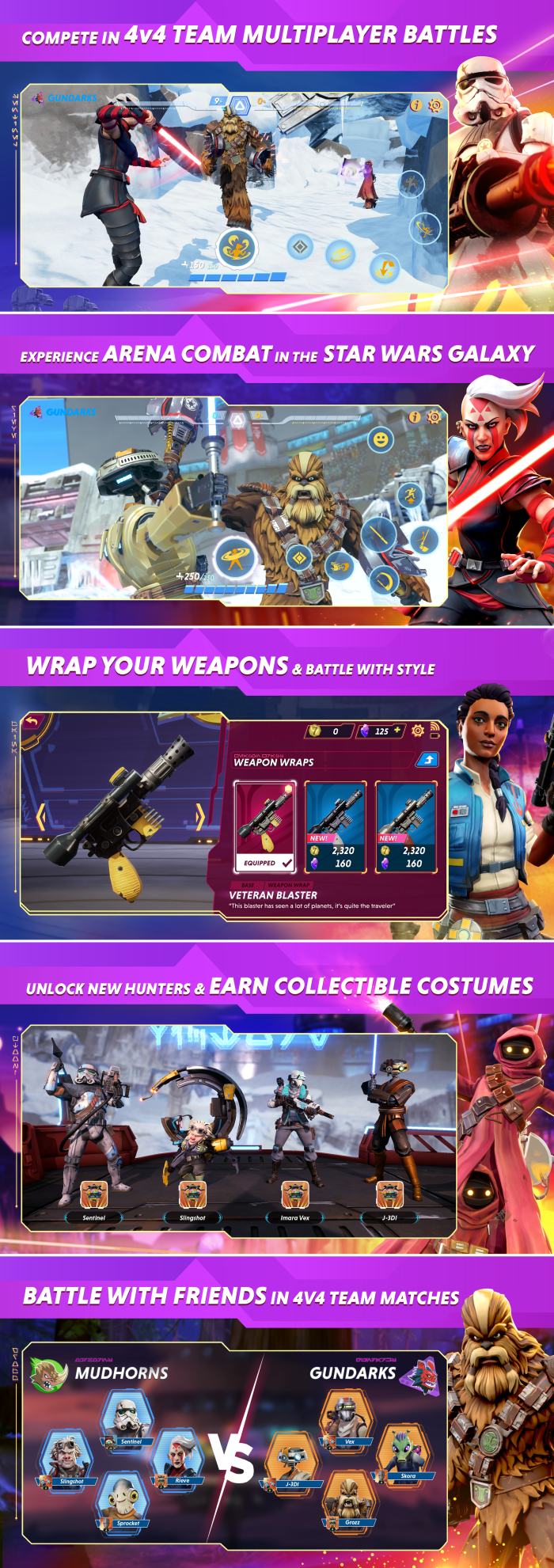 Star Wars: Hunters เปิดให้เล่นฟรีบน Nintendo Switch และมือถือ iOS/Android สโตร์ไทยแล้ว 5 Star Wars: Hunters เปิดให้เล่นฟรีบน Nintendo Switch และมือถือ iOS/Android สโตร์ไทยแล้ว