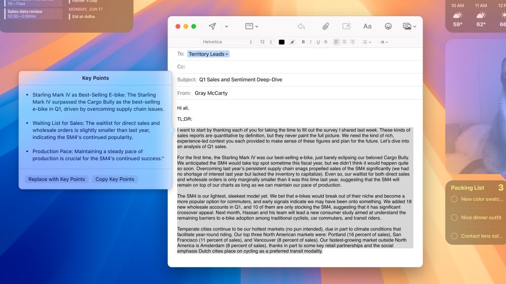 macOS Sequoia ยกระดับการทำงานและระบบอัจฉริยะบน Mac ไปอีกขั้น 9 macOS Sequoia ยกระดับการทำงานและระบบอัจฉริยะบน Mac ไปอีกขั้น