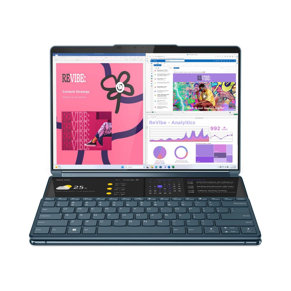 เลอโนโว เปิดให้ค้นพบประสิทธิภาพอันไร้ข้อจำกัดจาก Lenovo Yoga Book 9i เจนเนอเรชันใหม่ล่าสุด