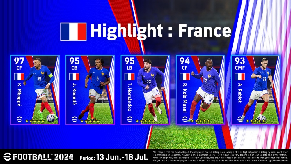 eFootball™ ได้เตรียมความพร้อมสำหรับฟุตบอลฤดูร้อนซีซั่นที่ 7: KING OF THE CONTINENT 3 eFootball™ ได้เตรียมความพร้อมสำหรับฟุตบอลฤดูร้อนซีซั่นที่ 7: KING OF THE CONTINENT