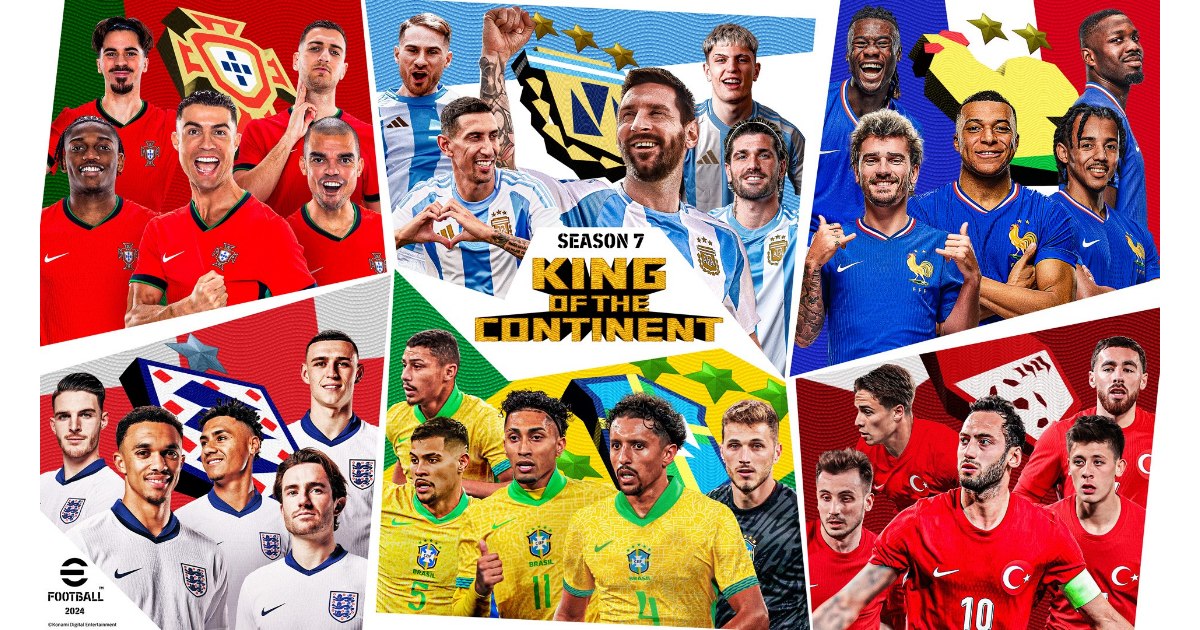 eFootball™ ได้เตรียมความพร้อมสำหรับฟุตบอลฤดูร้อนซีซั่นที่ 7: KING OF THE CONTINENT 1 eFootball™ ได้เตรียมความพร้อมสำหรับฟุตบอลฤดูร้อนซีซั่นที่ 7: KING OF THE CONTINENT