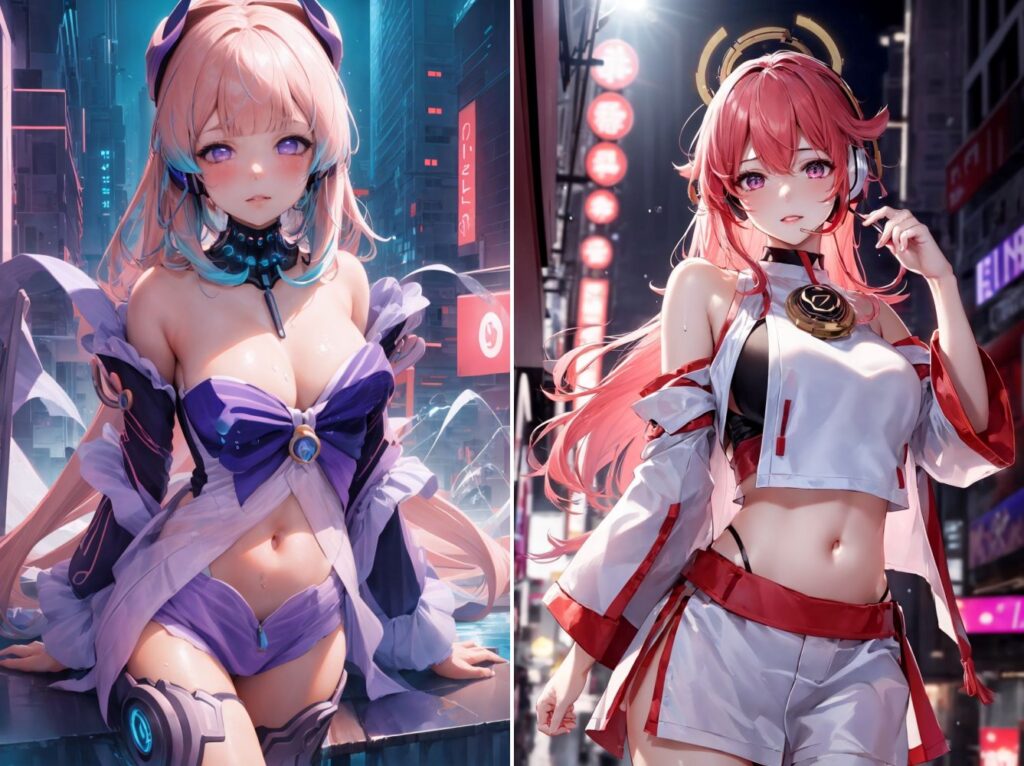แฟนอาร์ต AI ที่จะพาเหล่าตัวละครจาก Genshin Impact ไปตะลุยโลก Cyberpunk 2077 2 แฟนอาร์ต AI ที่จะพาเหล่าตัวละครจาก Genshin Impact ไปตะลุยโลก Cyberpunk 2077