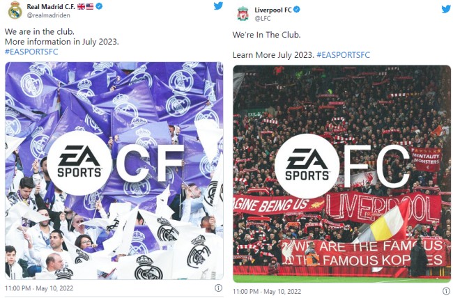 สโมสรฟุตบอลชั้นนำพร้อมอยู่เคียงข้างกับ EA ต่อไป 2 สโมสรฟุตบอลชั้นนำพร้อมอยู่เคียงข้างกับ EA ต่อไป