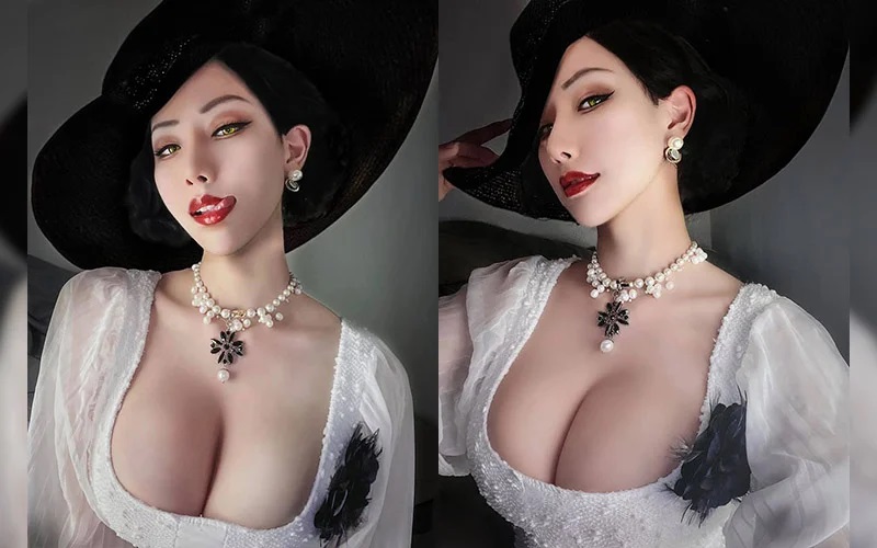 8 สาวสุดสะบึมแปลงร่างเป็น Lady Dimitrescu 9 8 สาวสุดสะบึมแปลงร่างเป็น Lady Dimitrescu