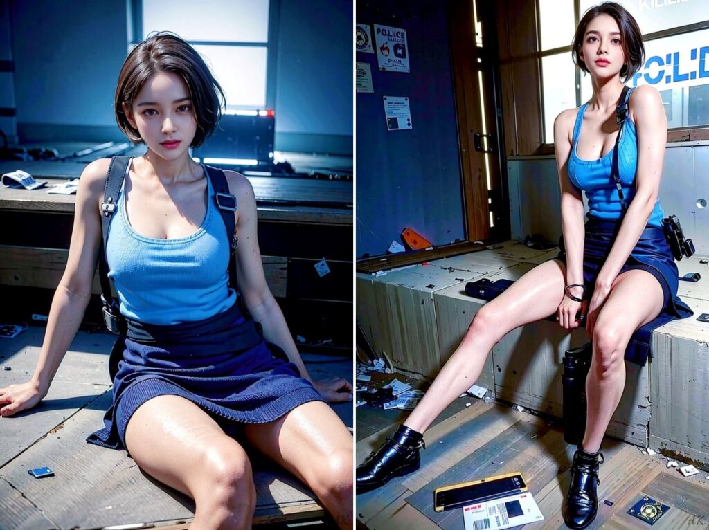 แฟนอาร์ต Jill Valentine จาก Resident Evil แบบคนจริง 4 แฟนอาร์ต Jill Valentine จาก Resident Evil แบบคนจริง