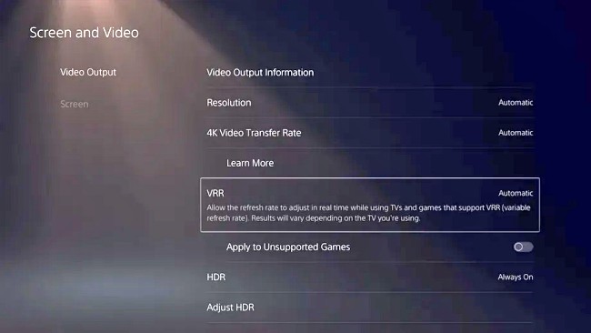 Sony เตรียมปล่อยฟีเจอร์ VRR สำหรับ PS5 ให้ใช้งานในสัปดาห์นี้ 2 Sony เตรียมปล่อยฟีเจอร์ VRR สำหรับ PS5 ให้ใช้งานในสัปดาห์นี้
