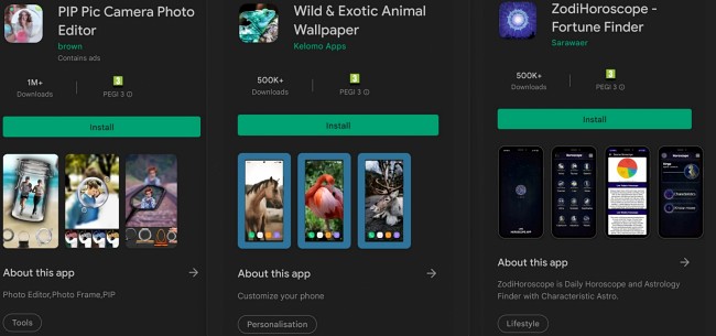 พบแอปพลิเคชันบน Play Store แฝงไปด้วยมัลแวร์อีกครั้ง 2 พบแอปพลิเคชันบน Play Store แฝงไปด้วยมัลแวร์อีกครั้ง
