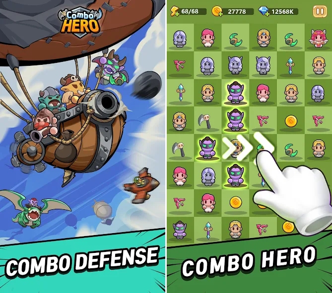 Combo Hero เปิดให้บริการบนสโตร์ต่างประเทศแล้ว 5 Combo Hero