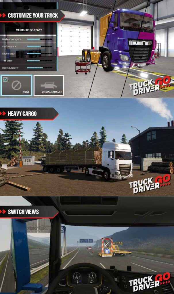 Truck Driver GO เปิดให้บริการบนสโตร์ไทยแล้ว 6 Truck Driver GO