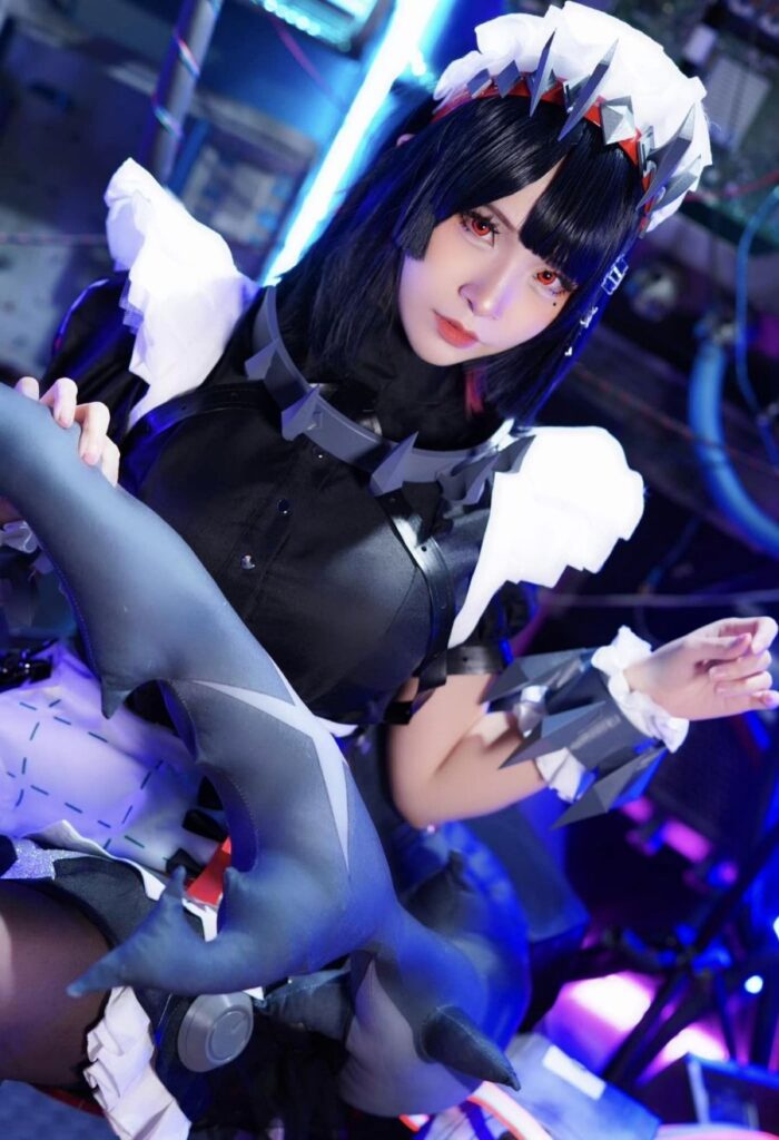 ผลงานการแปลงโฉมเป็นน้องฉลามน้อย Ellen จาก Zenless Zone Zero 2 Ellen Zenless Zone Zero Cosplay by Rina