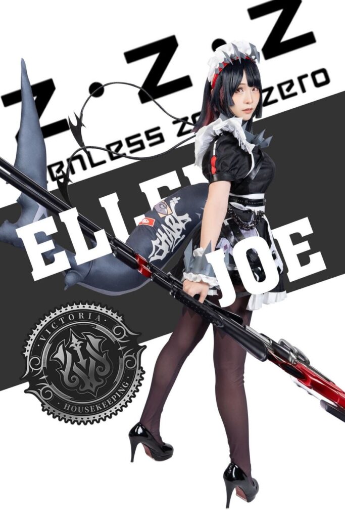 ผลงานการแปลงโฉมเป็นน้องฉลามน้อย Ellen จาก Zenless Zone Zero 7 Ellen Zenless Zone Zero Cosplay by Rina