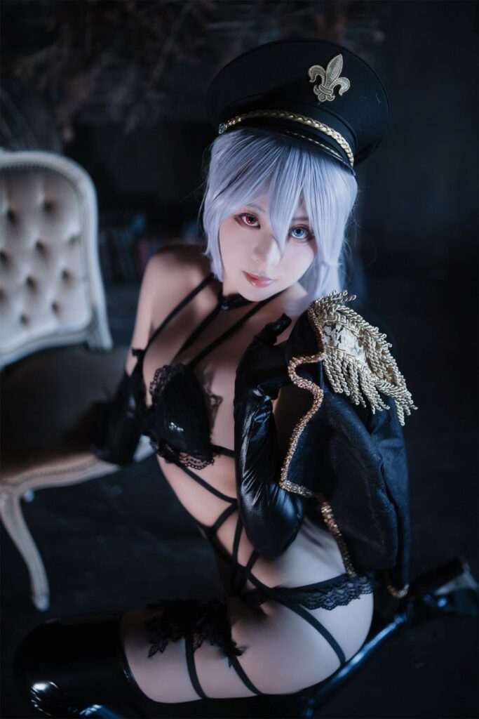 Himeking แปลงโฉมเป็น Black Lobelia จาก หนุ่มเย็บผ้ากับสาวนักคอสเพลย์ 8 Black Lobelia My Dress Up Darling Cosplay by Himeking