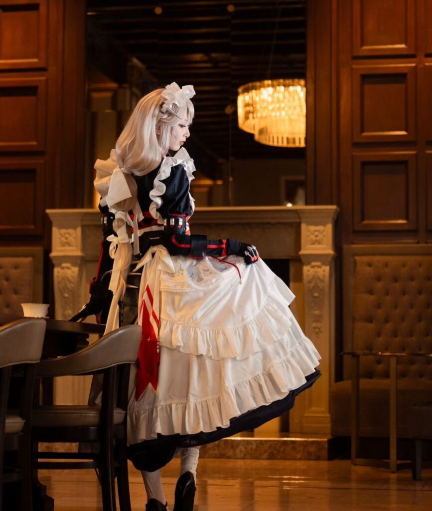 สาวสวยแต่งคอสเพลย์เป็น Alexandrina จาก Zenless Zone Zero 2 Alexandrina Zenless Zone Zero Cosplay by meowberry.maka