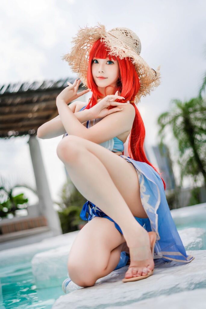 คอสเพลย์ Nilou จาก Genshin Impact ที่น่ารักเซ็กซี่ลงตัว 3 Nilou Genshin Impact Cosplay by Meeu