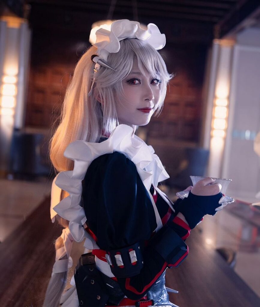 สาวสวยแต่งคอสเพลย์เป็น Alexandrina จาก Zenless Zone Zero 4 Alexandrina Zenless Zone Zero Cosplay by meowberry.maka