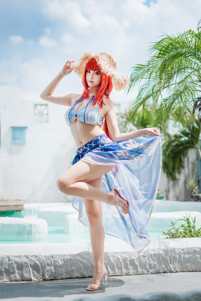 คอสเพลย์ Nilou จาก Genshin Impact ที่น่ารักเซ็กซี่ลงตัว 4 Nilou Genshin Impact Cosplay by Meeu