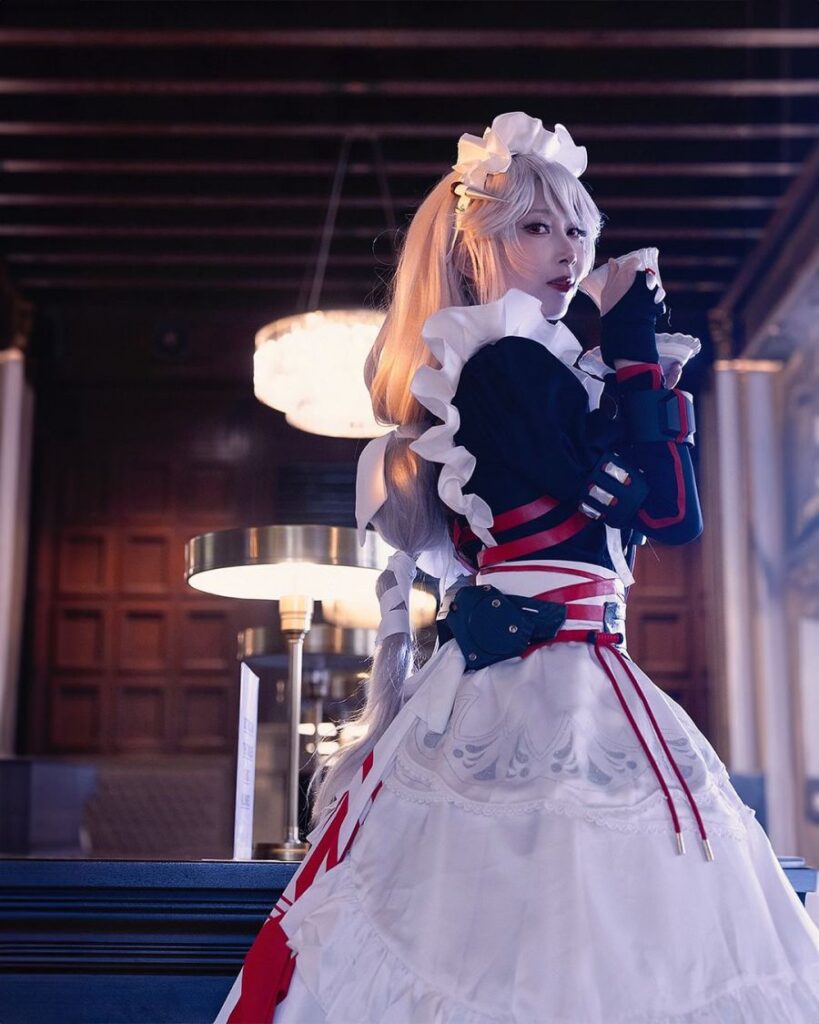 สาวสวยแต่งคอสเพลย์เป็น Alexandrina จาก Zenless Zone Zero 5 Alexandrina Zenless Zone Zero Cosplay by meowberry.maka