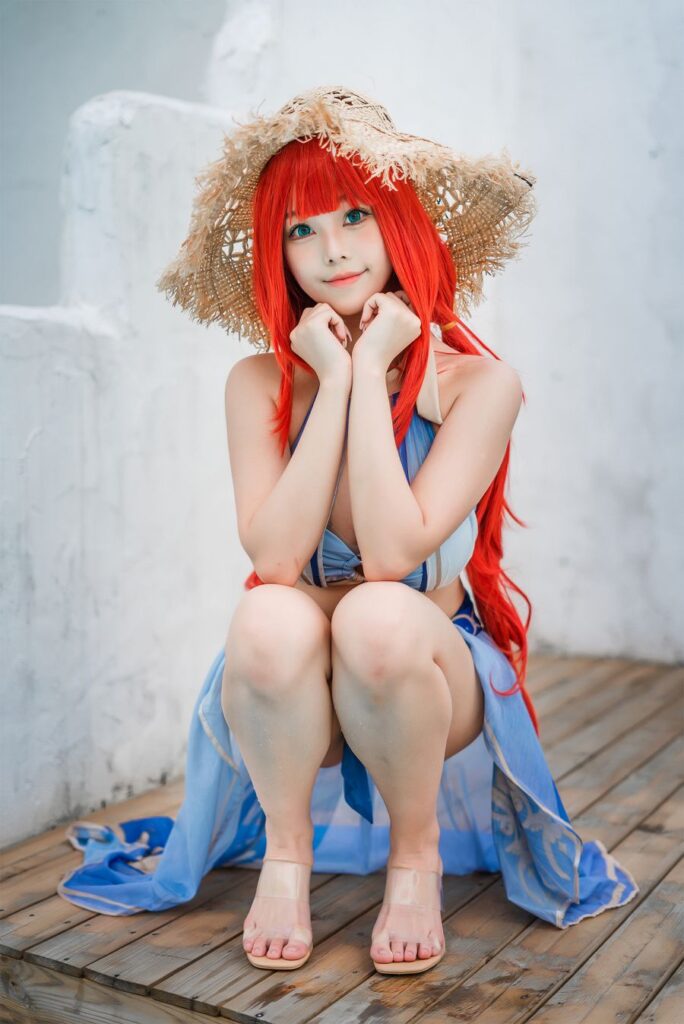 คอสเพลย์ Nilou จาก Genshin Impact ที่น่ารักเซ็กซี่ลงตัว 7 Nilou Genshin Impact Cosplay by Meeu