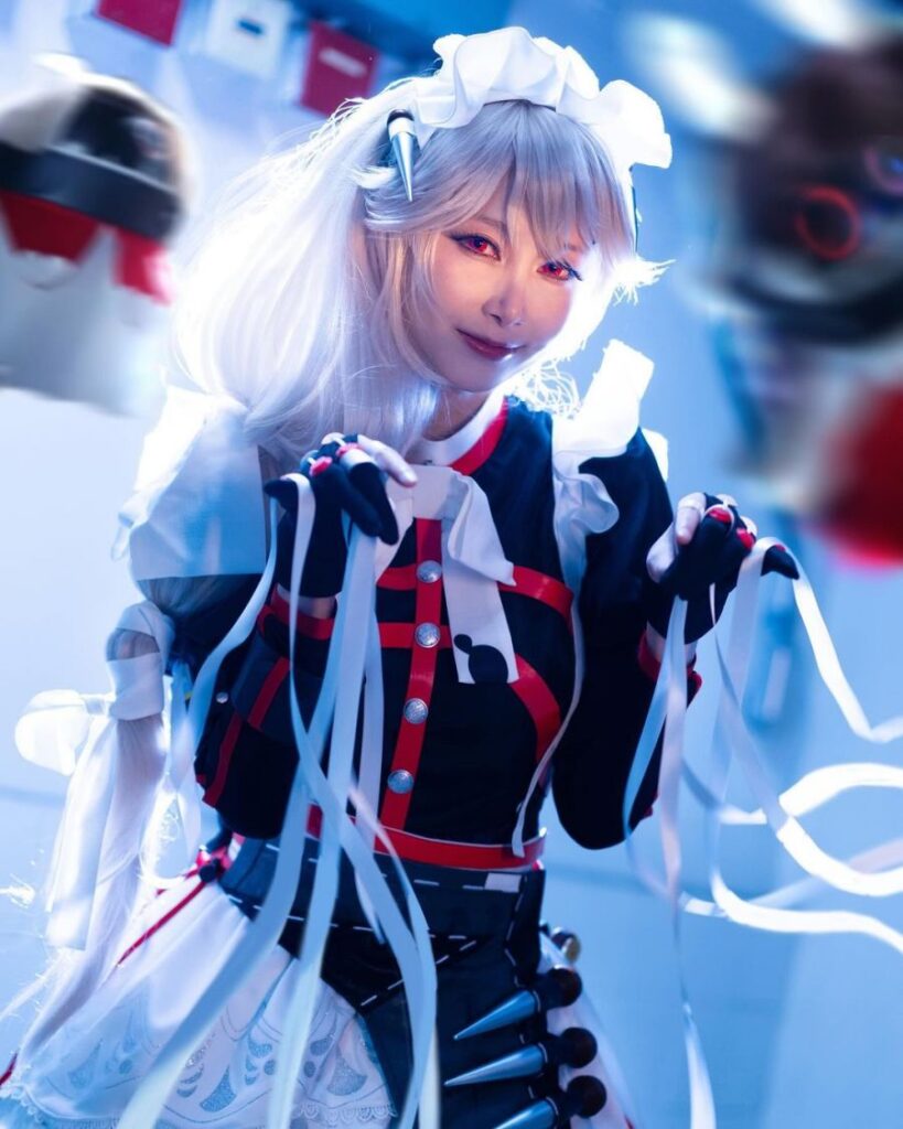 สาวสวยแต่งคอสเพลย์เป็น Alexandrina จาก Zenless Zone Zero 8 Alexandrina Zenless Zone Zero Cosplay by meowberry.maka