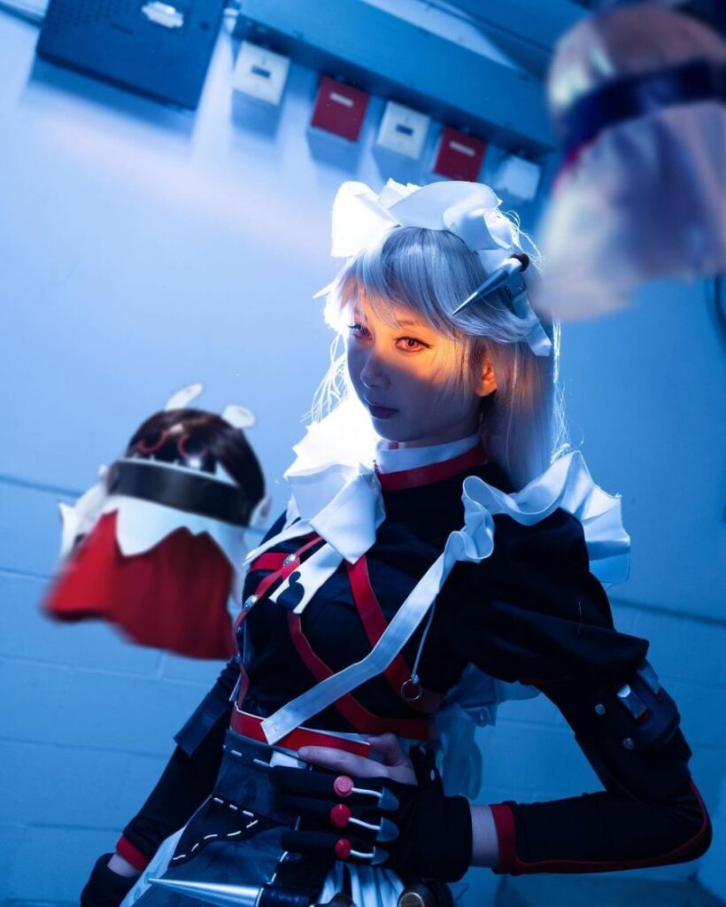 สาวสวยแต่งคอสเพลย์เป็น Alexandrina จาก Zenless Zone Zero 10 Alexandrina Zenless Zone Zero Cosplay by meowberry.maka