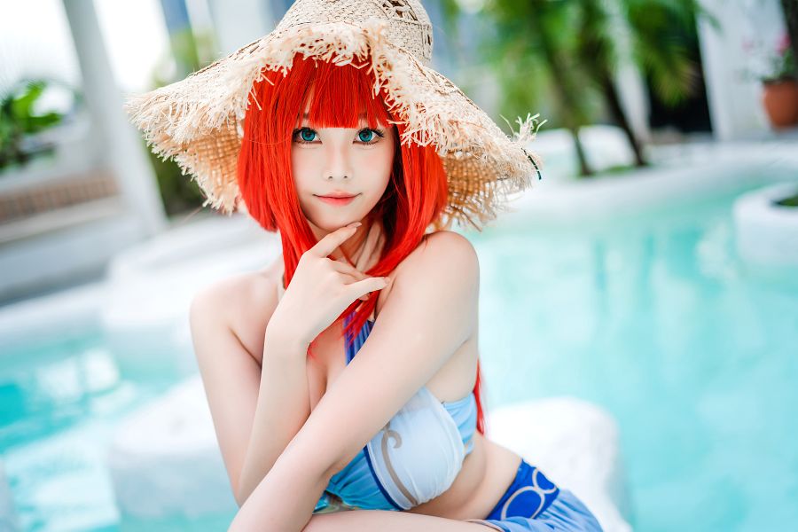 คอสเพลย์ Nilou จาก Genshin Impact ที่น่ารักเซ็กซี่ลงตัว 10 Nilou Genshin Impact Cosplay by Meeu