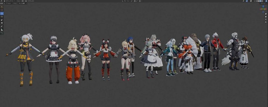 Zenless Zone Zero เปิดให้ดาวน์โหลดโมเดลตัวละครไปใช้งานได้ฟรี 2 Grab Official Zenless Zone Zero MMD Models For Free