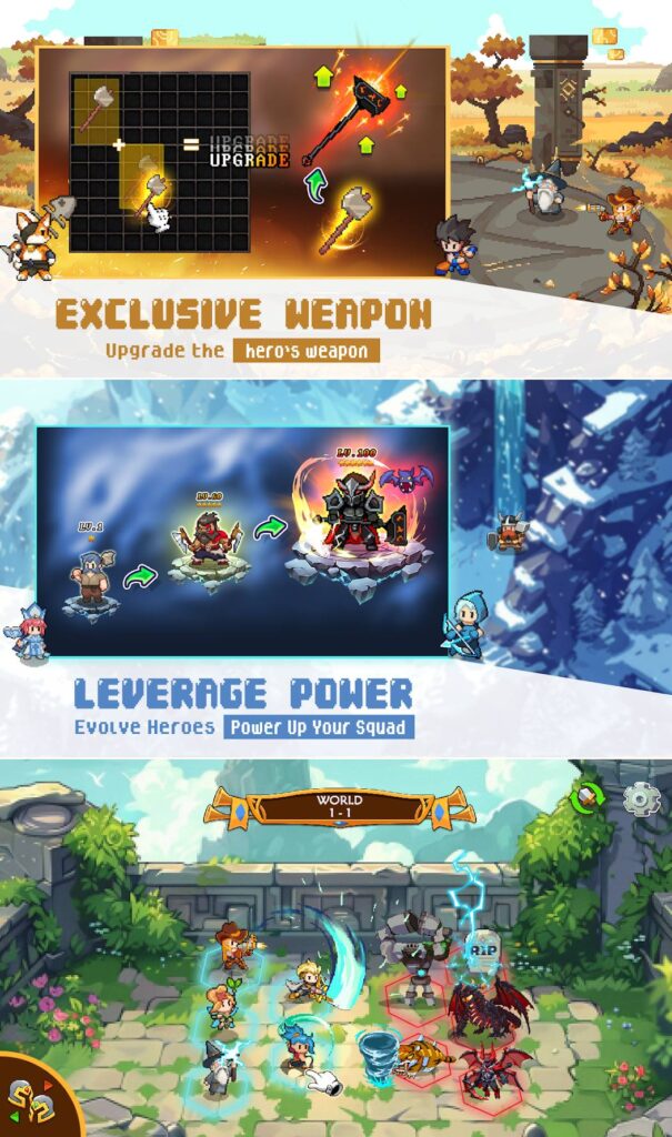 Pixel Squad: War of Legends เปิดให้ลงทะเบียนล่วงหน้าบนสโตร์ไทยแล้ว 3 Pixel Squad