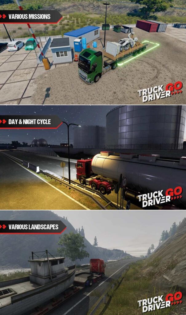 Truck Driver GO เปิดให้บริการบนสโตร์ไทยแล้ว 5 Truck Driver GO