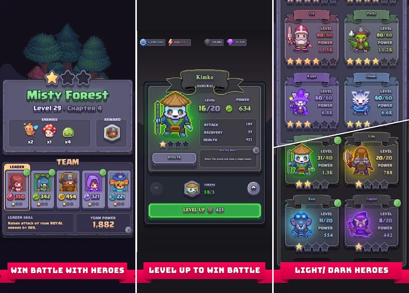 Puzzle Heroes เปิดให้บริการบนสโตร์ไทยแล้ว 5 Puzzle Heroes