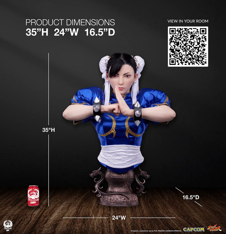 เปิดตัวรูปปั้น Chun Li Bust จาก Street Fighter ขนาดเท่าคนจริง 3 Street Fighter Realistic Life-Size Chun-Li Figure Bust