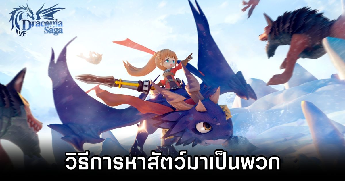 วิธีการหาสัตว์มาเป็นพวกใน Draconia Saga 1 Draconia Saga Pet Tips