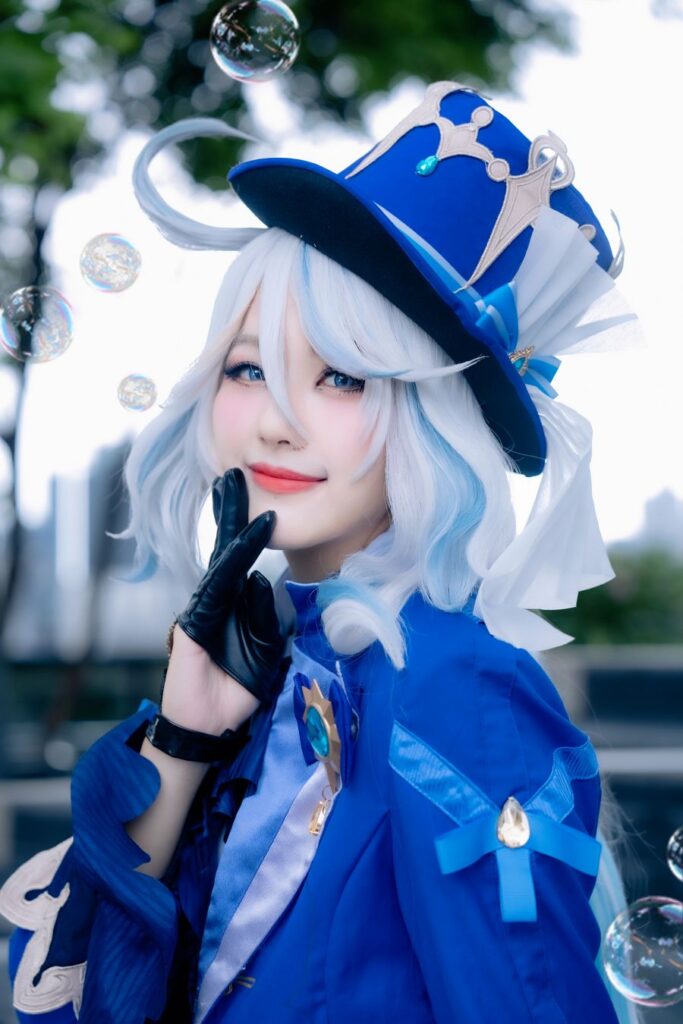 ผลงานการแต่งคอสเพลย์เป็น Furina จาก Genshin Impact ฝีมือคุณซี 5 Furina Genshin Impact Cosplay by Cee